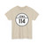Iowa 114 1926 (Iowa) (Road Sign) T-Shirt