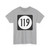Iowa 119 (Iowa) (Road Sign) T-Shirt