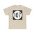 Iowa 107 (Iowa) (Road Sign) T-Shirt