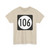 Iowa 106 (Iowa) (Road Sign) T-Shirt