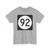 Iowa 92 (Iowa) (Road Sign) T-Shirt