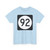 Iowa 92 (Iowa) (Road Sign) T-Shirt