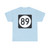 Iowa 89 (Iowa) (Road Sign) T-Shirt