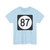 Iowa 87 (Iowa) (Road Sign) T-Shirt
