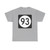 Iowa 93 (Iowa) (Road Sign) T-Shirt