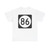 Iowa 86 (Iowa) (Road Sign) T-Shirt