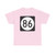 Iowa 86 (Iowa) (Road Sign) T-Shirt