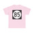 Iowa 85 (Iowa) (Road Sign) T-Shirt