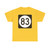 Iowa 83 (Iowa) (Road Sign) T-Shirt
