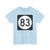 Iowa 83 (Iowa) (Road Sign) T-Shirt