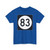 Iowa 83 (Iowa) (Road Sign) T-Shirt