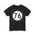 Iowa 76 (Iowa) (Road Sign) T-Shirt