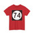 Iowa 74 (Iowa) (Road Sign) T-Shirt
