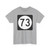 Iowa 73 (Iowa) (Road Sign) T-Shirt
