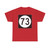 Iowa 73 (Iowa) (Road Sign) T-Shirt