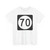 Iowa 70 (Iowa) (Road Sign) T-Shirt