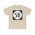 Iowa 58 (Iowa) (Road Sign) T-Shirt