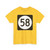 Iowa 58 (Iowa) (Road Sign) T-Shirt