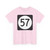 Iowa 57 (Iowa) (Road Sign) T-Shirt