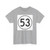 Iowa 53 1948 (Iowa) (Road Sign) T-Shirt