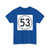 Iowa 53 1948 (Iowa) (Road Sign) T-Shirt