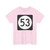 Iowa 53 (Iowa) (Road Sign) T-Shirt