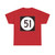 Iowa 51 (Iowa) (Road Sign) T-Shirt