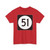 Iowa 51 (Iowa) (Road Sign) T-Shirt