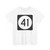 Iowa 41 (Iowa) (Road Sign) T-Shirt