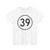 Iowa 39 1950 (Iowa) (Road Sign) T-Shirt
