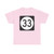 Iowa 33 (Iowa) (Road Sign) T-Shirt
