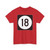 Iowa 18 (Iowa) (Road Sign) T-Shirt