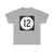 Iowa 12 (Iowa) (Road Sign) T-Shirt