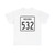 Indiana 532 1955 (Indiana) (Road Sign) T-Shirt