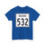 Indiana 532 1955 (Indiana) (Road Sign) T-Shirt