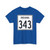 Indiana 343 1955 (Indiana) (Road Sign) T-Shirt