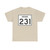 Indiana 231 (Indiana) (Road Sign) T-Shirt
