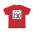 Indiana 230 1955 (Indiana) (Road Sign) T-Shirt