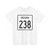 Indiana 238 1955 (Indiana) (Road Sign) T-Shirt