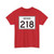 Indiana 218 (Indiana) (Road Sign) T-Shirt