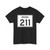 Indiana 211 (Indiana) (Road Sign) T-Shirt