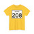 Indiana 208 (Indiana) (Road Sign) T-Shirt