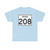 Indiana 208 (Indiana) (Road Sign) T-Shirt