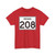 Indiana 208 (Indiana) (Road Sign) T-Shirt