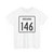 Indiana 146 1955 (Indiana) (Road Sign) T-Shirt