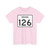 Indiana 126 (Indiana) (Road Sign) T-Shirt