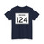 Indiana 124 (Indiana) (Road Sign) T-Shirt