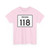 Indiana 118 (Indiana) (Road Sign) T-Shirt