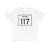 Indiana 117 (Indiana) (Road Sign) T-Shirt