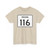 Indiana 116 (Indiana) (Road Sign) T-Shirt